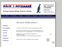 Tablet Screenshot of kaelte-heckmann.de